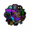 Laser Glitter Kids Stickers