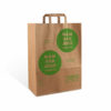 Blank Kraft Paper Shopping Bags