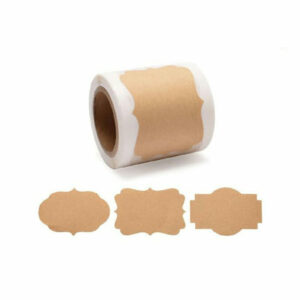 Kraft Paper Die Cut Stickers
