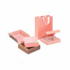 Pink jewelry drawer packing boxes