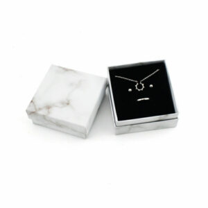 Marble Pattern Jewelry Packaging Box