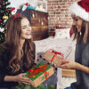 Kraft XMAS Gift Packages Box and Ribbon