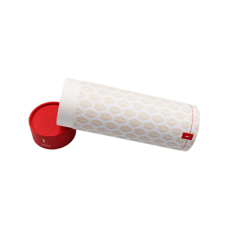 Paper Tube Cylinder Gift Wine Bottle Box